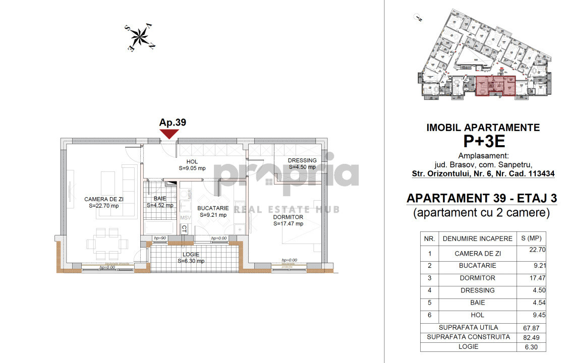 DEZVOLTATOR | Apartament 2 camere NR.39 PREDARE IULIE 2026