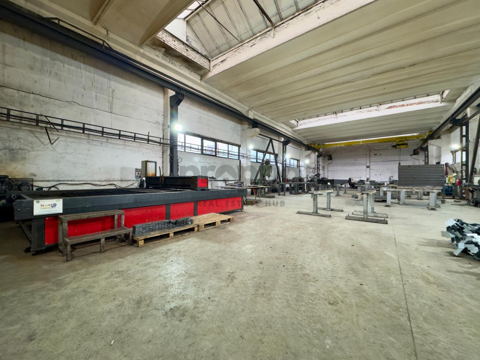 Hală industrială cu anexă birouri de închiriat – Fundătura Hărmanului