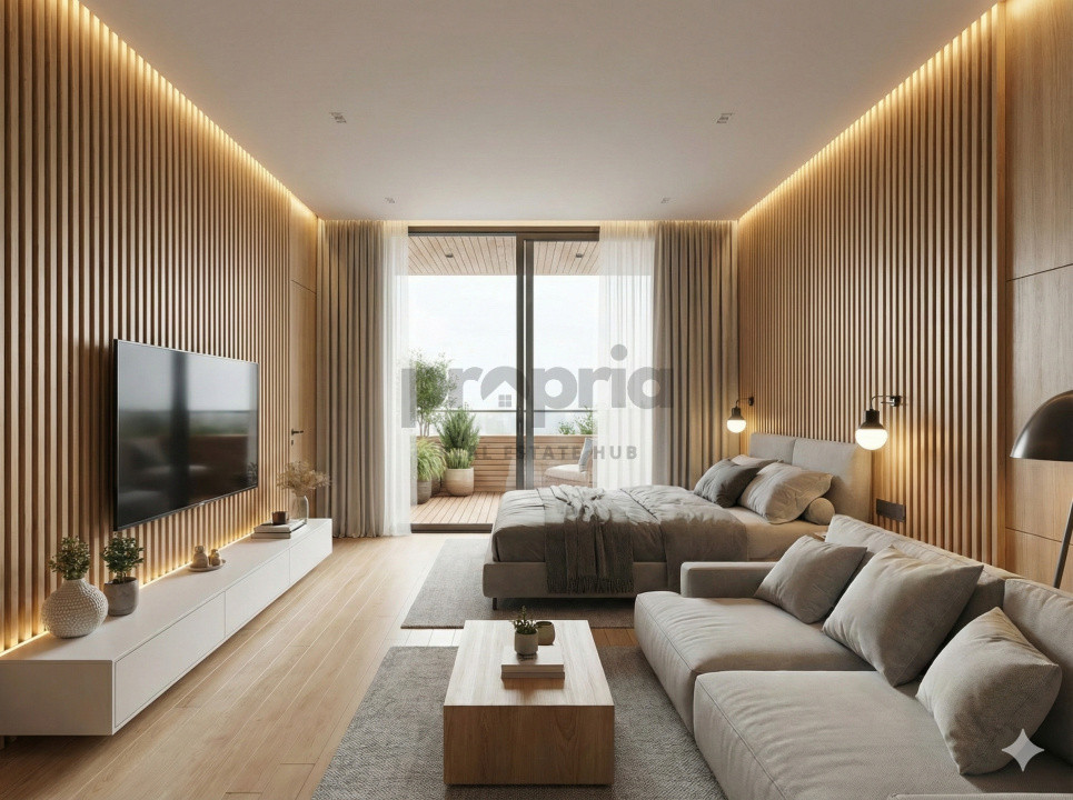 GARSONIERĂ 41.68 MP UTILI -  RATE DEZVOLTATOR - 5% AVANS