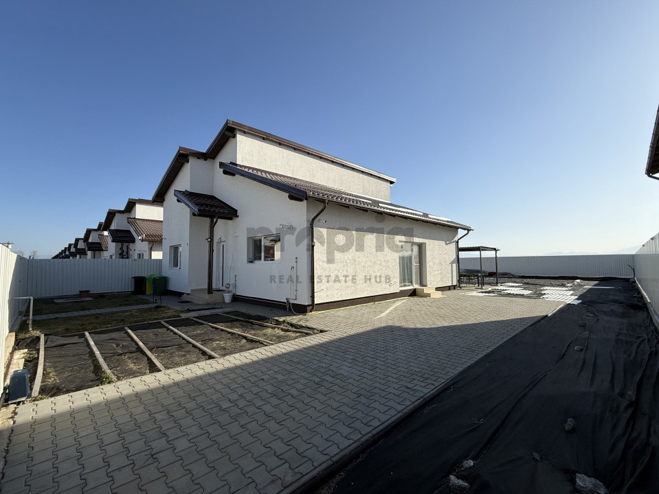 CASĂ PREMIUM CĂRĂMIDĂ + IZOLAȚIE VATĂ BAZALTICĂ - TEREN 668 MP