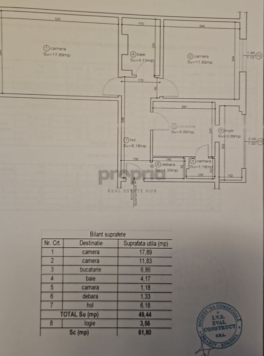 APARTAMENT 2 CAMERE  DECOMANDAT TRACTORUL - ETAJ INTERMEDIAR