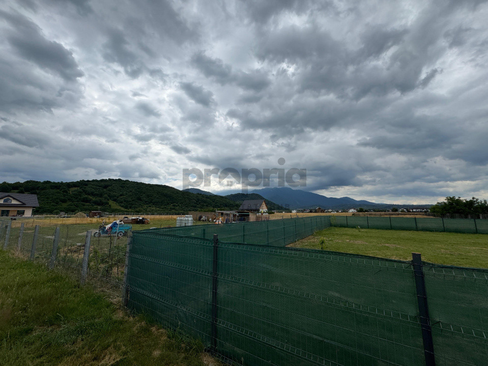 Terenuri de vânzare în Râșnov – Glăjerie, 2 parcele de 1.000 mp fiecare