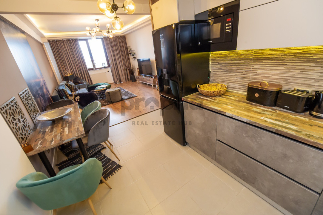 Apartament 2 camere, 77 m², mobilat complet – Isaran Residence, lângă Coresi