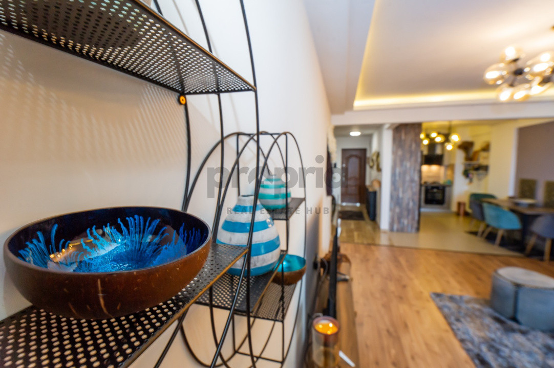 Apartament 2 camere, 77 m², mobilat complet – Isaran Residence, lângă Coresi