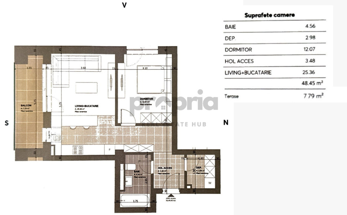 Studio cu vedere panoramică | Prima închiriere | Kasper Rezidence