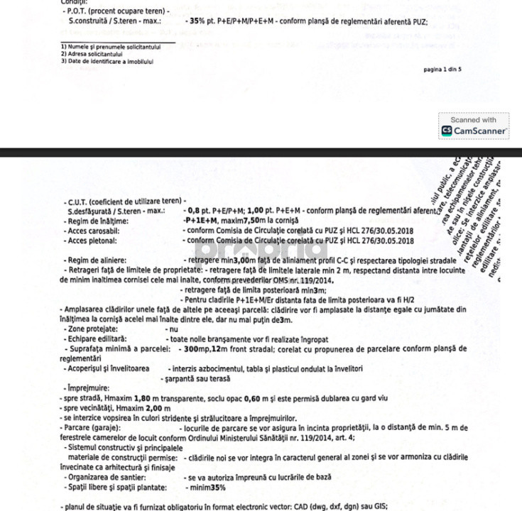 Teren intravilan de vânzare – Brașov, Stupini, Str. Bârsei nr. 90