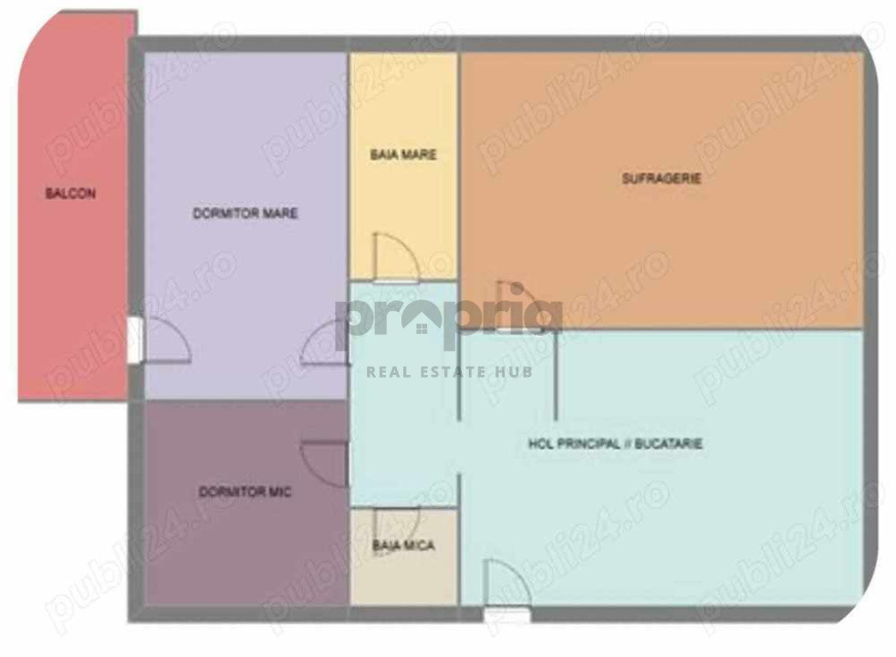 Apartament 3 camere de închiriat – Brașov, Răcădău | 74 mp | Etaj 1