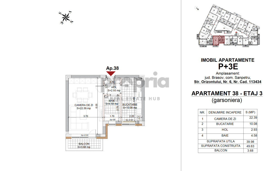DEZVOLTATOR  Orizont Homes | Garsoniera 38 