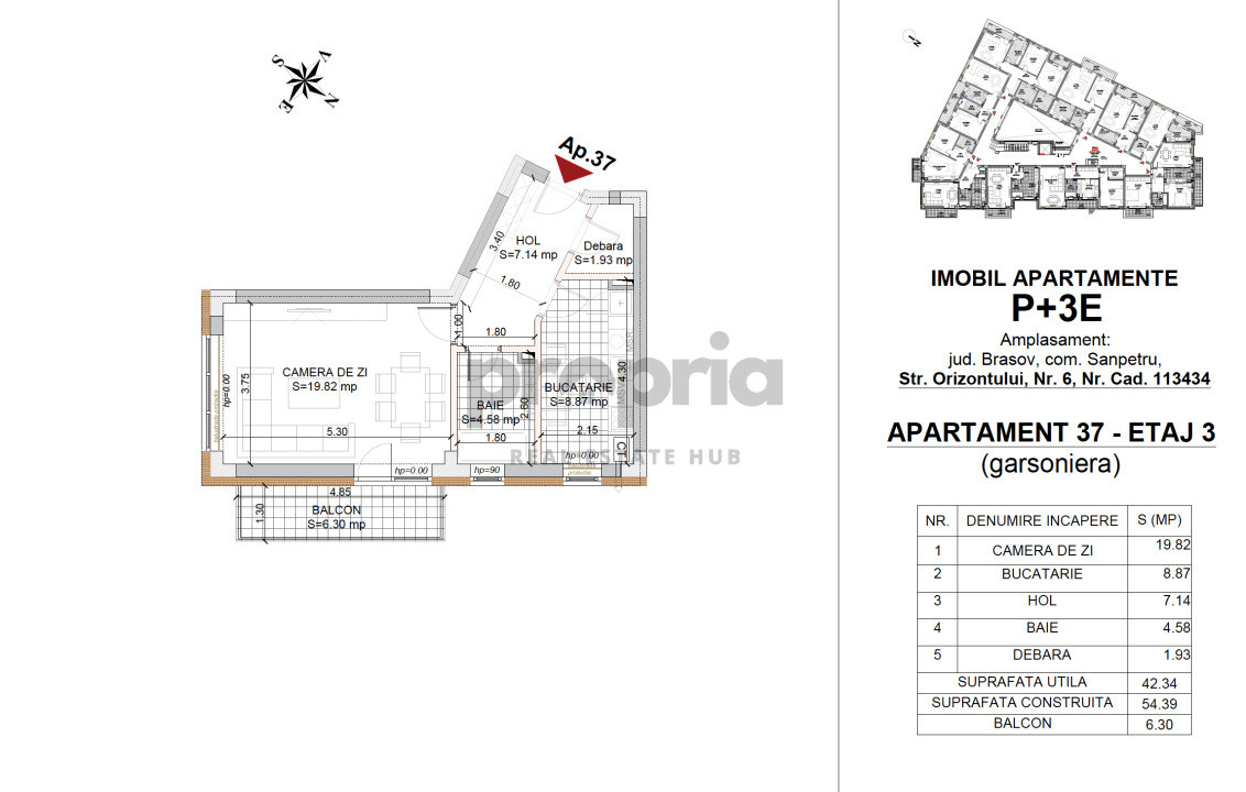 DEZVOLTATOR  Orizont Homes | Garsoniera 37